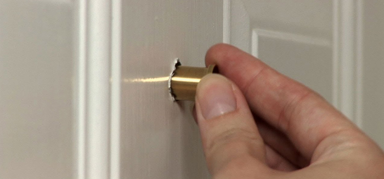 peephole door repair in Seaside