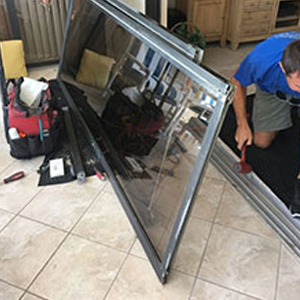 sliding glass door frame repair Seaside